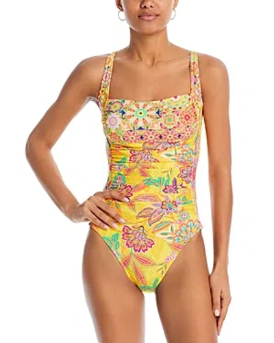 Johnny Was Sunshine And Kaleida One Piece Swimsuit In Multi