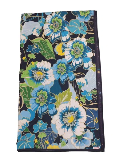 Johnny Was Supernova Jenn Beach Towel In Multi In Black