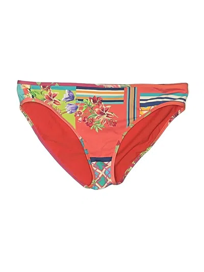 Pre-owned Johnny Was Swimsuit Bottoms In Red