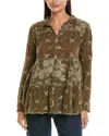 Johnny Was Tahra Blouse In Green