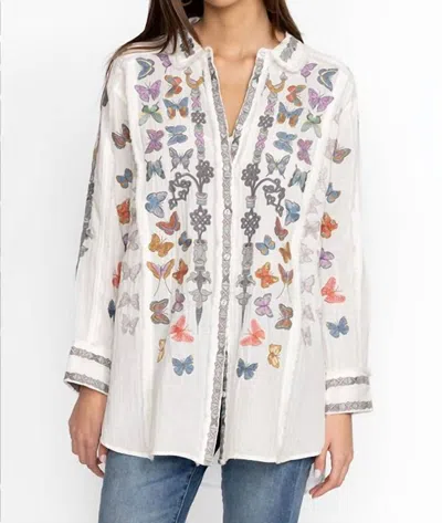 Johnny Was Talia Tunic In Natural In Multi