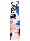 Johnny Was Tatianna Floral-print Silk Maxi Dress In Neutrals
