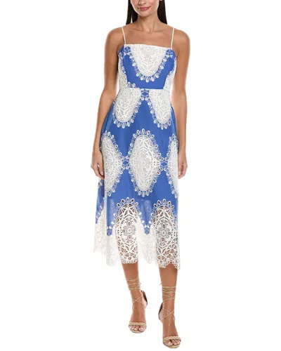 Johnny Was Thalisa Midi Dress In Blue