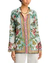 Johnny Was The Audrey Embroidered Blouse In Multi