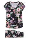 Johnny Was The Bobbie Crop Pyjama Set In Black