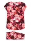 Johnny Was The Bobbie Cropped Pyjama Set In Red