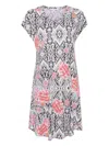 Johnny Was The Brigette Cap Sleeve Dress In White