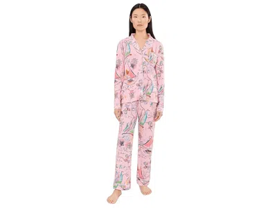 Johnny Was The Carly Pajama Set - Delphina Women's Pajama Sets Delphina: Lg In Pink