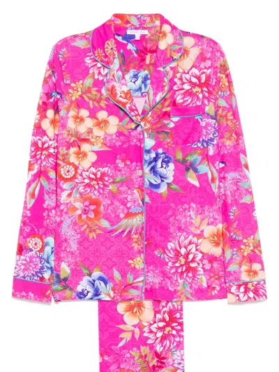 Johnny Was The Carly Pajama Set In Pink