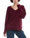 Johnny Was The Chenille Classic Whipstitch Pullover In Red