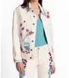 Johnny Was The Classic Denim Jacket Leilana In Cream