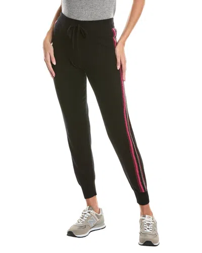 Johnny Was The Crochet Cashmere Jogger Pant In Black