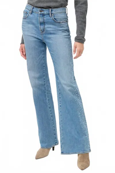 Johnny Was The High Rise Wide Leg Jean In Medium Worn Vintage In Blue