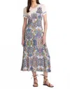 Johnny Was The Janie Favorite Cap Sleeve Dress In Ruta In White