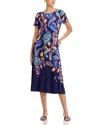 Johnny Was The Janie Favorite Boatneck Dress In Blue