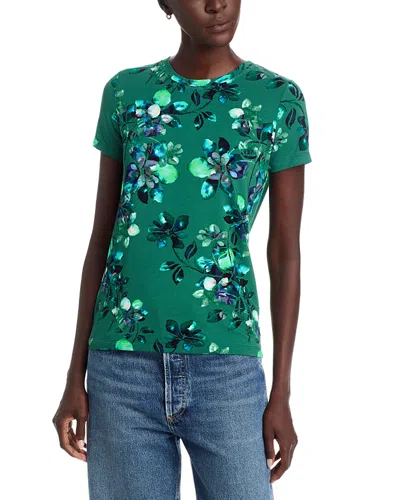 Johnny Was The Janie Favorite Fitted Tee In Green