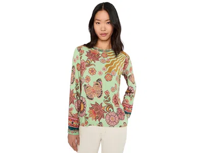 Johnny Was The Janie Favorite Flare Sleeve Crew Neck T-shirts - End In Green