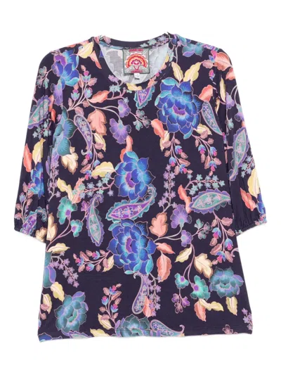 Johnny Was The Janie Favorite Puff-sleeved Top In Multi