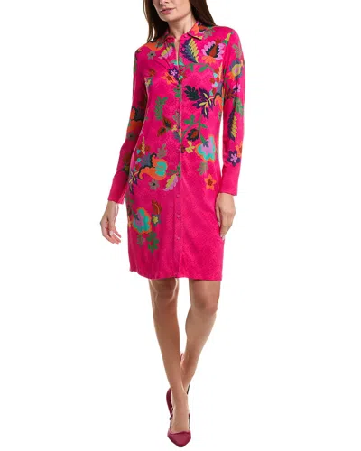 Johnny Was The Janie Favorite Shirt Dress In Pink