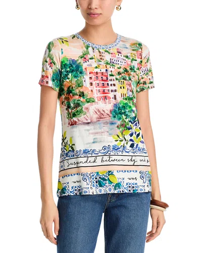 Johnny Was The Janie Favorite Short Sleeve Crewneck Tee In Multi