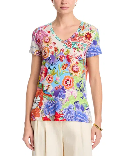 Johnny Was The Janie Favorite Short Sleeve Tee In Multi