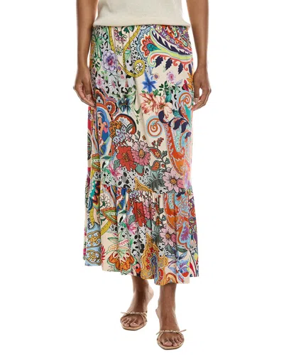 Johnny Was Janie Favorite Single Tiered Skirt In Amanda Amazing In Multi