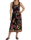 Johnny Was The Janie Favorite Smocked Tank Tiered Dress In Jenny Scarf In Multi