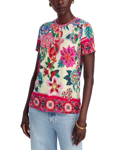Johnny Was The Janie Favorite Tee In Kallie Scarf