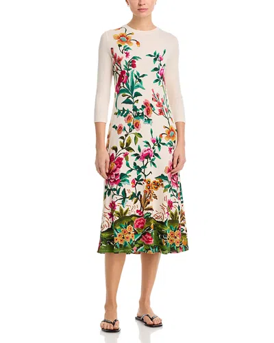 Johnny Was The Janie Favorite Three Quarter Sleeve Dress In Multi