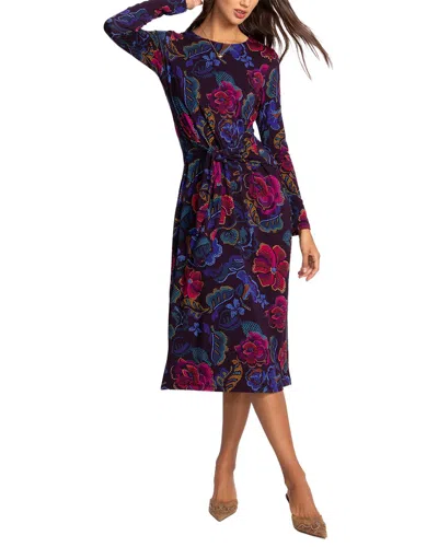 Johnny Was The Janie Favorite Tie Front Dress In Purple