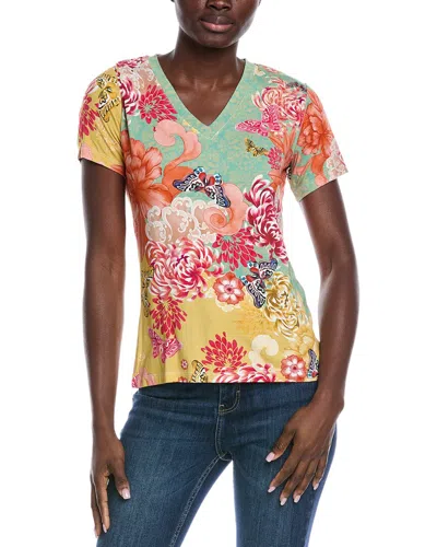 JOHNNY WAS THE JANIE FAVORITE V-NECK T-SHIRT