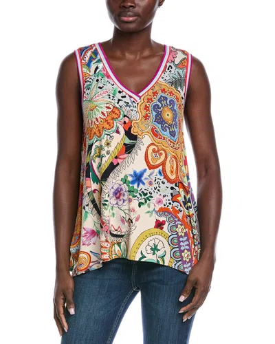 Johnny Was The Janie Favorite V-neck Tank In Animal Print