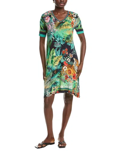 Johnny Was The Janie Favorite V-neck Swing Mini Dress In Multi