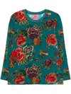 Johnny Was The Janie Favourite T-shirt In Green
