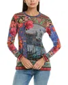 Johnny Was The Janie Favorite Long Sleeved Crewneck Tee In Multi