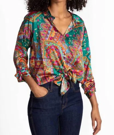 Johnny Was The Slim Audrey Blouse In Bomi In Multi