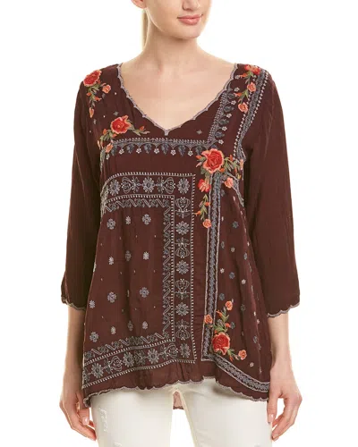 Johnny Was Top In Brown