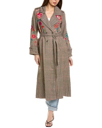 JOHNNY WAS JOHNNY WAS TRENCH COAT