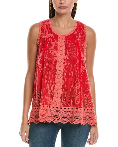 Johnny Was Anitta Blouse In Pink