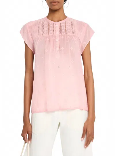 Johnny Was Tunara Blouse In Taffy In Pink