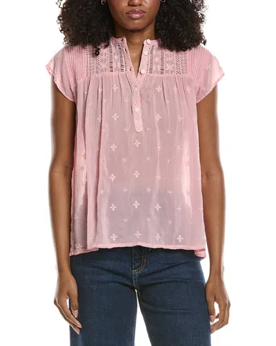 Johnny Was Tunara Blouse In Pink