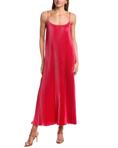 Johnny Was Tye Pleated Maxi Dress In Pink