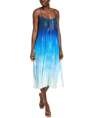 Johnny Was Tye Pleated Midi Dress