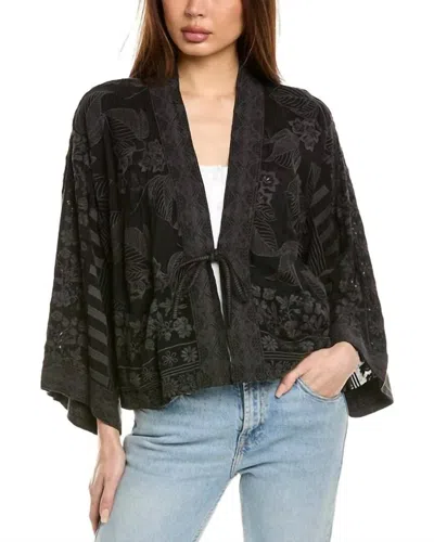 Johnny Was Tyrael Kimono Cran Allover In Black