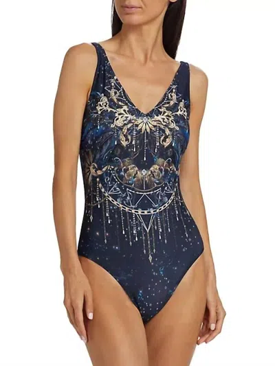 Johnny Was V-neck Tank One Piece In Supernova In Multi