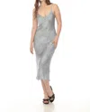 Johnny Was Vendom Geometric Midi Slip Dress In Multi-colored In Multi