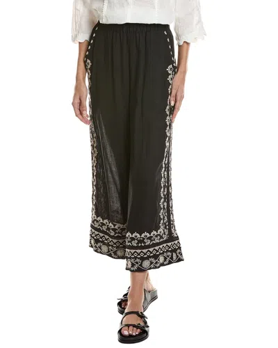 Johnny Was Villa Linen Pant In Black
