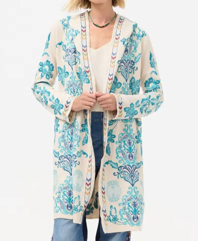Johnny Was Vittoria Biya Duster In Ecru In Multi