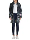 Johnny Was Vivi Puffer Jacket (reversible) In Memoz In Blue