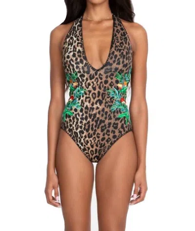 Johnny Was Vivianne Plunge One-piece In Multi